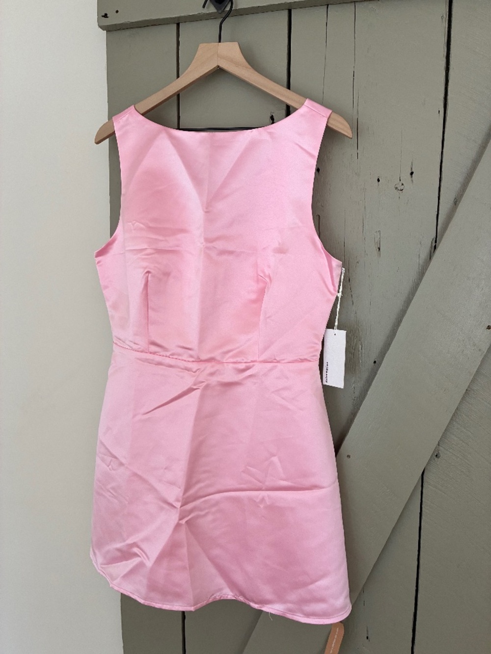 Reformation Zenni Dress Pale Pink Size 10